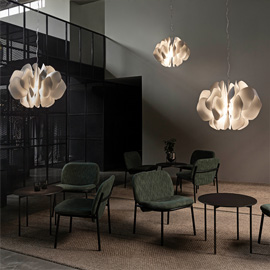Nightbloom 68cm White Pendant
